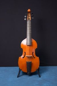 alto viola da gamba with bow