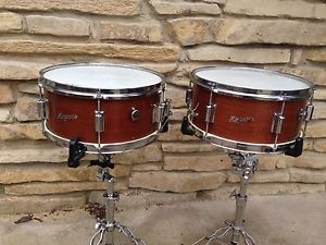 Vintage Rogers Rare TWIN 6.5x14 Cleveland 66-67 Luxor Snare Drums