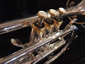Willson 400 Celebration B flat cornet (silver-plate)