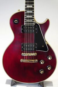Gibson 1976 Les Paul Custom Wine Red Electric Free Shipping