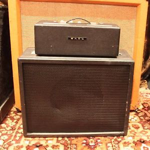 Vintage 1963 JMI Vox Domino Bass Amp Piggy-Back Head Cab SERVICED
