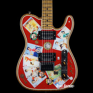 Walla Walla Guitar Company Maverick T-Top Polymer “Pinup Girl” Tele Guitar