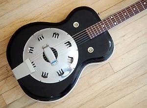 1960s Airline Folkstar Vintage Res-o-Glass Acoustic Resonator Guitar Supro S444
