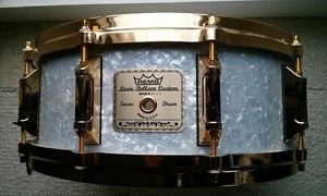 REMO Snare LOUIE BELLSON Signature Snaredrum Trommel vergoldet Vintage alt rar