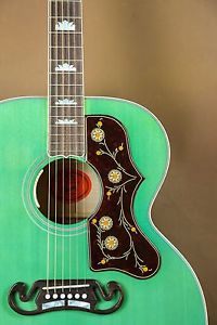 2016 Gibson SJ-200 Custom Sea Green Acoustic Guitar J-200