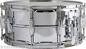 Ludwig LM402 Supraphonic Chrome Plated Aluminum Snare Drum 6.5x14 - NEW