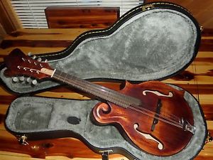 New Greenbrier F-7 F-Style Mandolin & Case- Solid Carved Spruce & Maple - USA