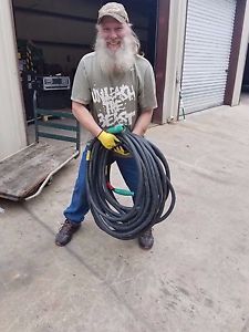 lot of 9  100' power cables 4/0 awg  oil generator cable Stage Lighting Carol