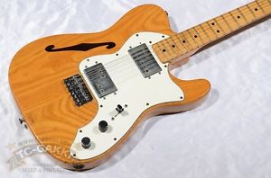 Fender 1976 Telecaster Thinline Natural Electric Free Shipping