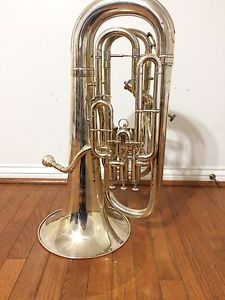 Willson 2900S Silver Professional Euphonium with softcase and BB1