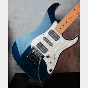 SCHECTER EX-V CTM FRT / Black Aqua Electric guitar free shipping