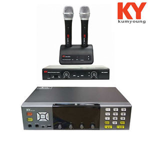 Kumyoung KHK-200 home karaoke sets / 2 wireless microphones Player System