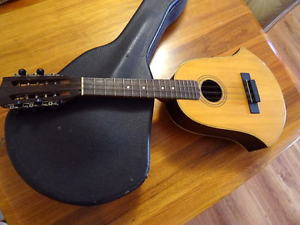 LYON & HEALY RARE AMERICAN CONSERVATORY BELL TIPLE 10 STRING WASHBURN IN CASE