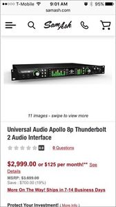 Universal Audio Apollo 8p Thunderbolt 2 Audio Interface