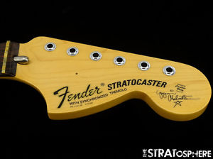 * Fender USA YNGWIE MALMSTEEN Stratocaster NECK Strat Scalloped Rosewood #666