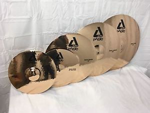 Paiste Alpha 5 Piece Rock Cymbal Set/Free Cymbal-Stick Bag/New & RARE!