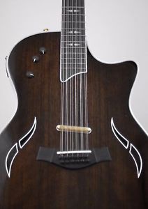 Very Rare Taylor T5 12 String Acoustic Thinline Guitar African Ebony 2015