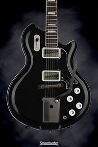 Supro Americana Series Coronado II Vibrato - Jet Black (Open Box)