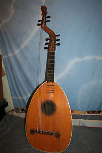 SCHÖNE ALTE BASSLAUTE,LAUTE,10 SAITER,LAUTE,THEORBIERT,SPIELBEREIT,HANDARBEIT,