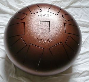 HAPI Ufo C Dur 11 Suoni borsa incl. und Martello Handpan tankdrum