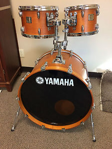 Yamaha Maple Custom Absolute 3 Piece Drum Set in Vintage Natural Made in Japan