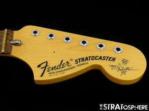 * Fender USA YNGWIE MALMSTEEN Stratocaster NECK Strat Scalloped Rosewood #655