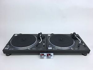 Technics SL-1200 MK3  PAIR Turntables in good condition w/ 2 new N44G Stylus