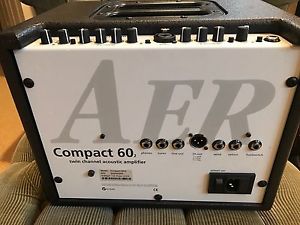 AER Compact 60-2 60W 1x8 Acoustic Guitar Amplifier with AER Wedge Stand & Case