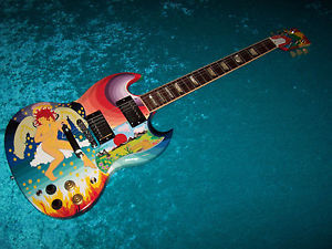 The Fool SG  Gibson USA  guitar vintage cream  hand painted 61 reissue standard