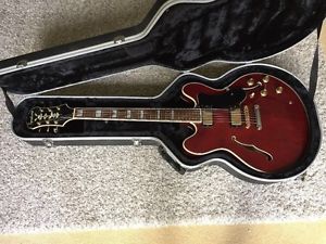 Epiphone Sheraton Matsumoku Circa 1983 Wine Red Hardcase