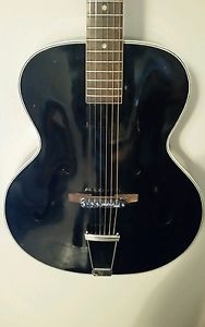 1958 Lefty Harmony Montclair left hand archtop guitar  neck re-set/fresh set up