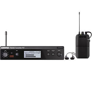 Shure PSM300 Wireless In-Ear Monitor System P3T P3R SE112 P3TR112GR G20 Band