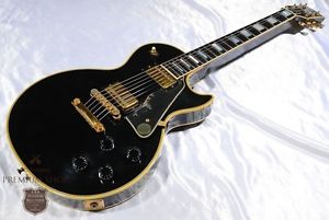 Gibson 2002 Les Paul Custom Ebony Black Used Guitar Free Shipping #g1818