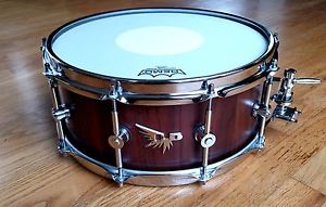 Hendrix Drums Archetype American Black Walnut Stave Snare Drum 6x14 Satin Finish