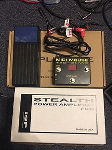 ATOMIC AMPLIFIER ISP STEALTH POWERAMP MIDI MOUSE EXP PEDAL