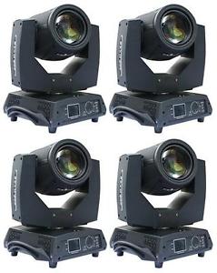 4PCs New 200W DMX Yodn 5R Beam moving head Stage Light +2 Fly Case Posted by DHL