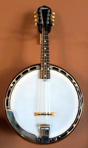 Vintage Gibson MB Series Mandolin Banjo, 1920's/1930's era with original case.