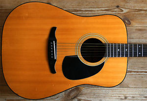 VINTAGE 1987 FENDER CONCORD ACOUSTIC GUITAR STRATOCASTER KOPFPLATTE UND MENSUR