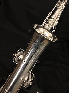 *Beauty* 1925 Buescher C Melody Tenor Saxophone Satin Silver With All New Pads