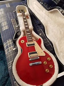 2011 Gibson les paul traditional 1960 reissue zebra trans.red mint condition.