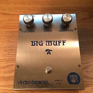 Vintage Electro-Harmonix 1970's Big Muff Pi Rams Head Fuzz Pedal EH 3003