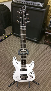 Schecter Hellraiser C-7 FR 7-String Electric Guitar Gloss White