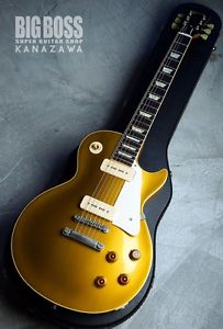 Gibson Historic 1956 Les Paul Standard Reissue Gold Top Electric Free Shipping