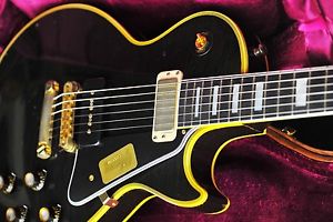 2014 Gibson Robby Krieger 1954 Les Paul Custom Black Beauty Aged + Signed *512