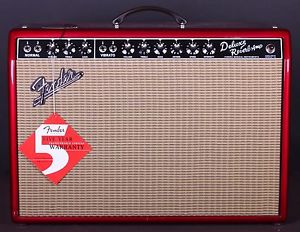 Fender Limited Ed. Pink Paisley '65 Deluxe Reverb 22 Watt Tube Amplifier Amp