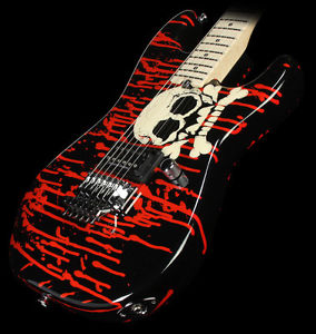 Charvel Pro Mod San Dimas Warren DeMartini Electric Guitar Blood & Skulls