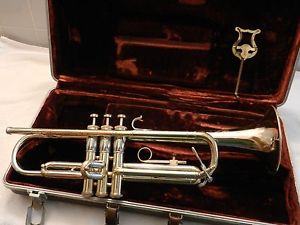 1965 F.E. Olds Special Tricolor Trumpet w/ Case - Smooth Valves - Great Player