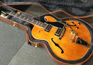 Gibson Memphis ES-195 Figured Used  w/ Hard case