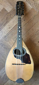 Mandolin EMBERGHER ROMA 1931 MODEL 2 mandolino antico old alte