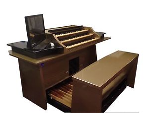 Midi Spieltisch "Futuris  III- goldmetallic " für Hauptwerk mit Holztastaturen